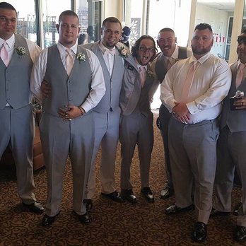 Men's Wearhouse - Only groom and BM have correct color ties that were ordered. Also two buttons on one of the vests came off before ceremony - Men's Clothing Near Me - ANTIOCH, California Men's Wearhouse - Only groom and BM have correct color ties that were ordered. Also two buttons on one of the vests came off before ceremony - Men's Clothing Near Me - ANTIOCH, California