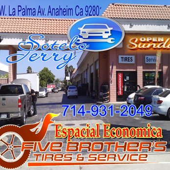 Five Brothers Tires & Services # 2 - Encontrar las mejores llantas para tu auto es increíblemente importante , cuando consideras cuánto se usan todos los días. - Tires Near Me - Anaheim, California