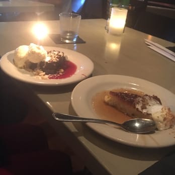 Bonefish Grill - Macadamia nut brownie and Jen's Jamaican coconut pie - Seafood Near Me - Jacksonville, Florida Bonefish Grill - Macadamia nut brownie and Jen's Jamaican coconut pie - Seafood Near Me - Jacksonville, Florida