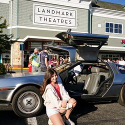 Landmark At Annapolis Harbour Center - Opening Day for Landmark Theatres at Annapolis Harbour Center and look - there's a Delorean!