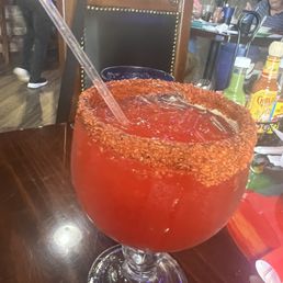 Best damn strawberry marg this side of town!!