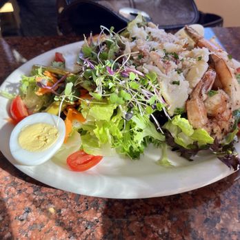 Dockside Grill - Seafood salad, no shortage of fresh seafood - Seafood Near Me - Sequim, Washington Dockside Grill - Seafood salad, no shortage of fresh seafood - Seafood Near Me - Sequim, Washington