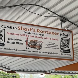 Short's Rootbeer Stand - Menu
