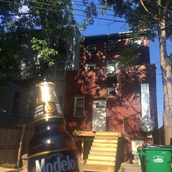 Seoul Kitchen - Back yard of the restaurant w/ beer. It's nice atmosphere! - Korean Near Me - Newburgh, New York