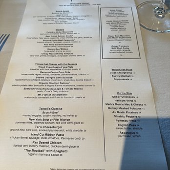 Tarbell's - Tarbells Menu - New American Near Me - Phoenix, Arizona