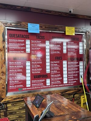 Menu photo 1 Taqueria by El Prieto Chula Vista, CA Menu photo 1 Taqueria by El Prieto Chula Vista, CA