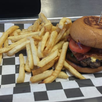 Duckroost Seafood & Deli - Bacon cheeseburger. - Seafood Near Me - Saint Amant, Louisiana