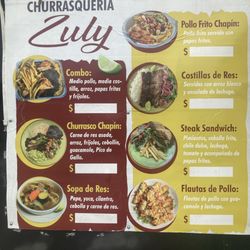 Churrasqueria Zuly - Many great choices! Also options not featured here. Hubby recommends Pollo Frito Chapín