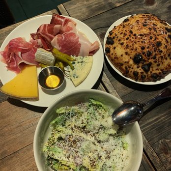 Roberta's - A Combination of Prosciutto and Cheese & Little Gem Lettuces - Pizza Near Me - Culver City, California