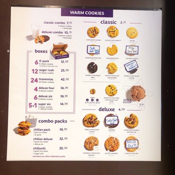 Insomnia Cookies - menu - Ice Cream & Frozen Yogurt Near Me - Santa Barbara, California