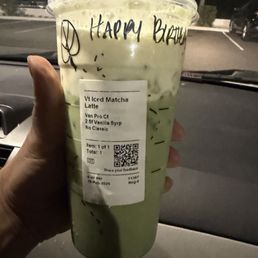 Birthday Matcha Latte