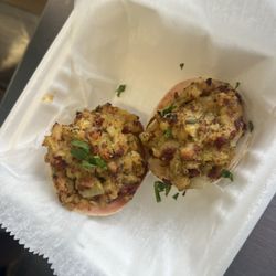 Taco Loco - Spicy Stuffed Quahogs ($9)