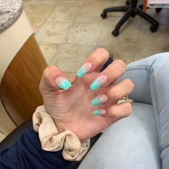 M Spa and Nail - Ombré acrylic set - Nail Salons Near Me - Pensacola, Florida M Spa and Nail - Ombré acrylic set - Nail Salons Near Me - Pensacola, Florida