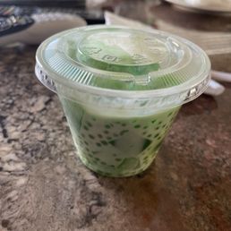 Buko pandan in a small container for $4.25. Pretty pricey for such a small size. It fulfilled my craving and was yummy. ;) Buko pandan in a small container for $4.25. Pretty pricey for such a small size. It fulfilled my craving and was yummy. ;)