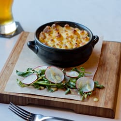 Shepherds Pie with mushy peas and sebago mash