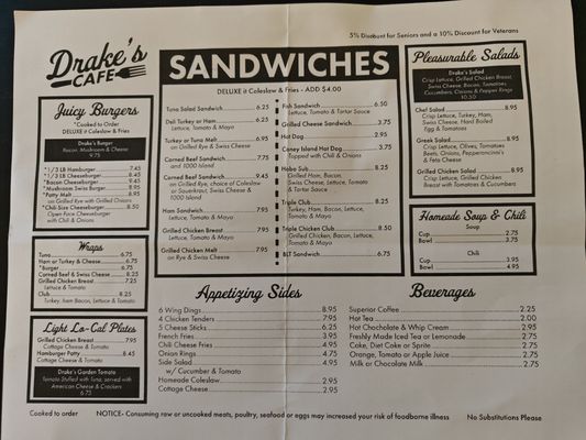 Menu photo 1 Drake's Cafe Shelby Township, MI Menu photo 1 Drake's Cafe Shelby Township, MI