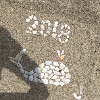 Half Moon Bay State Beach - Beach art, unnamed artist - Beaches Near Me - Half Moon Bay, California