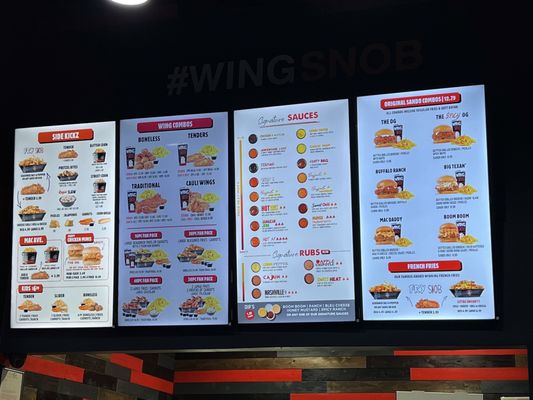 Menu photo 2 Wing Snob Frisco, TX