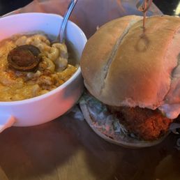 Chicken Sandwich Pimento Mac 'N Cheese Chicken Sandwich Pimento Mac 'N Cheese