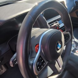 BMW M8 Before: Shiny, Discoloration in Areas (Updated as this a new car with about a year of wear)