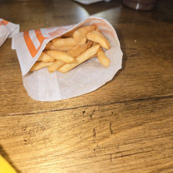 Whataburger - I didn't eat any of these small fries and this is the amount I received at over $2. Ridiculous. - Burgers Near Me - Glenpool, Oklahoma