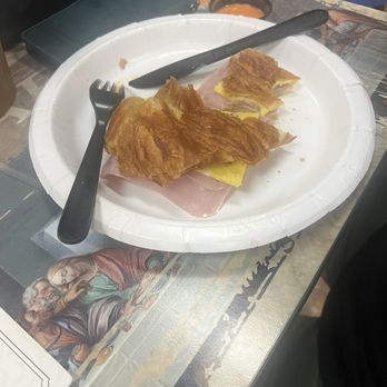 Capriccio Cafe - Ham egg and cheese croissant - Cafes Near Me - Destin, Florida