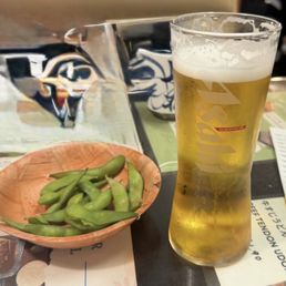 Beer with Edamame