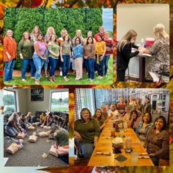 Glupker Orthodontics - Another great staff retreat this year! From the required TB testing, CPR training and OSHA/HIPAA training, we also enjoyed some team bonding
