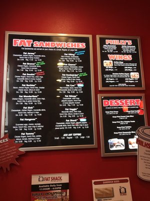 Menu photo 2 Fat Shack Bellingham, WA
