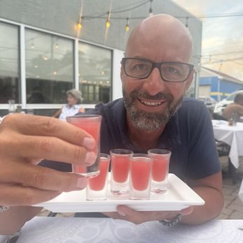 Olive Branch Restaurant - Watermelon Ouzo shots - Greek Near Me - Villas, New Jersey