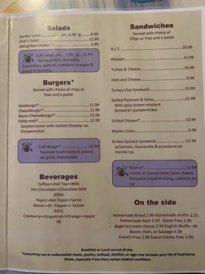Menu photo 2 Cole Road Cafe Biddeford, ME