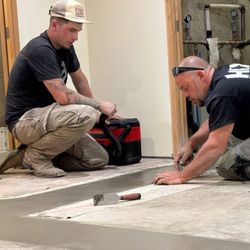 Hixx Plumbing - Concrete patch back.