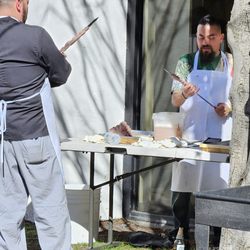 San Ramon Community Center - Ground meat hand formed onto skewers for grilling