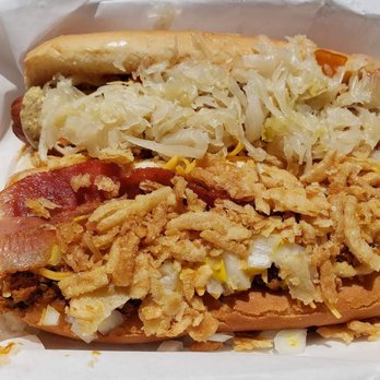 Super Weenie - NYC kraut dog and chili cheese bacon beast - Hot Dogs Near Me - Charleston, West Virginia