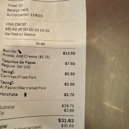 All this food for $32 ! I think that's great!