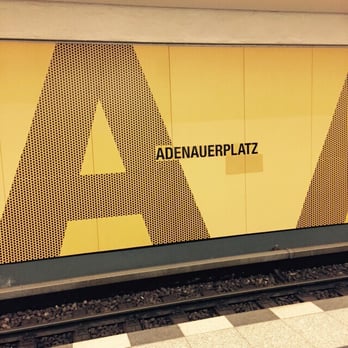 U-Bahnhof Adenauerplatz - Das A nicht wie die Marvel Avengers sondern A wie Adenauerplatz - Metro Stations Near Me - Berlin, BE