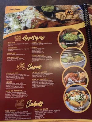 Menu photo 8 El Arriero Mexican Restaurant Jacksonville, NC