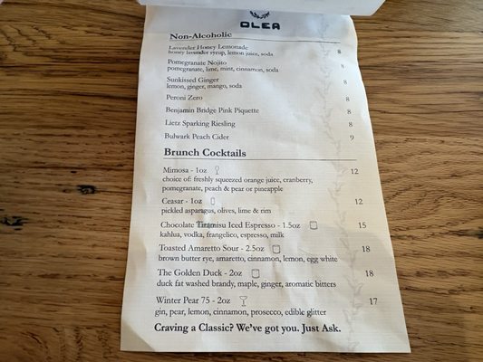 Menu photo 5 Olea Restaurant Calgary, AB Menu photo 5 Olea Restaurant Calgary, AB