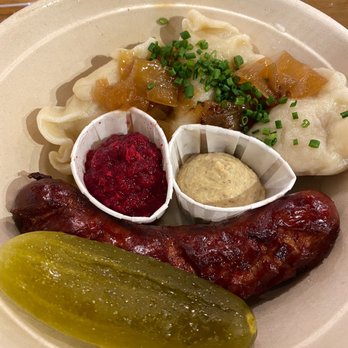 Pierogi Boys - Kielbasa and Pierogi Platter - Polish Near Me - Brooklyn, New York Pierogi Boys - Kielbasa and Pierogi Platter - Polish Near Me - Brooklyn, New York