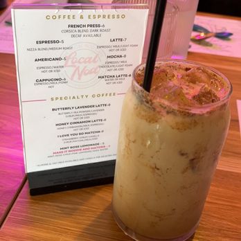 The Local Nod Cafe - Honey cinnamon iced latte - Breakfast & Brunch Near Me - Huntington Beach, California