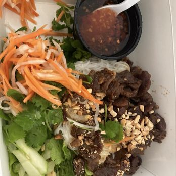 Pho Lane - Vermicelli noodles with grilled pork. Absolutely delicious!! - Vietnamese Near Me - McKinney, Texas
