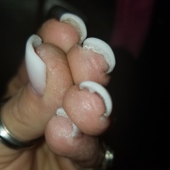 Diamond Nails and Spa - Left slot of product under my nails even after I had to ask her to get it out with electric file. - Nail Salons Near Me - Riverside, California