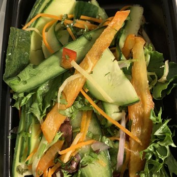 Malai Kitchen - Banh Mi sandwich toppings arrived in separate container and were cool and crisp - Thai Near Me - Dallas, Texas Malai Kitchen - Banh Mi sandwich toppings arrived in separate container and were cool and crisp - Thai Near Me - Dallas, Texas