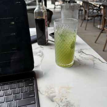 CO - Cucumber mojito on the patio. A nice reprieve. - Desserts Near Me - Durham, North Carolina