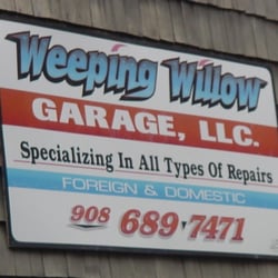 Weeping Willow Garage - Weeping Willow Garage sign