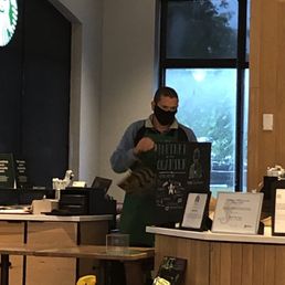 Rude Starbucks employee needs training. Rude Starbucks employee needs training.