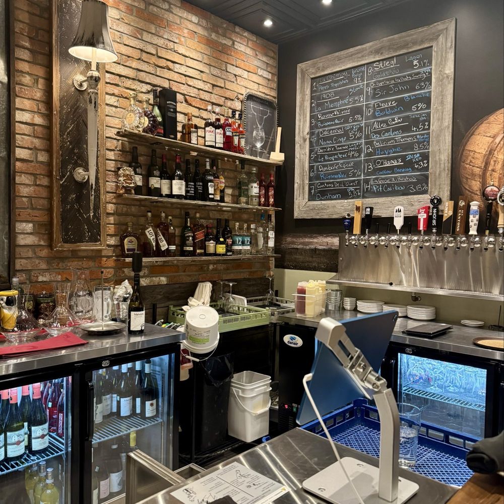 La Brasserie - I sat at the bar - Wine Bars Near Me - Mont-Tremblant, Quebec