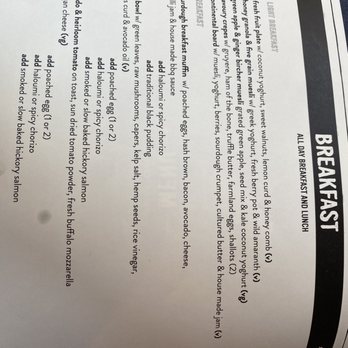The Fine Food Store - Breakfast menu - Cafes Near Me - The Rocks, NSW