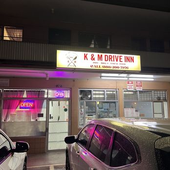 K & M Drive Inn - Signage - Fast Food Near Me - Honolulu, Hawaii K & M Drive Inn - Signage - Fast Food Near Me - Honolulu, Hawaii