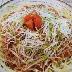 La Otra Boveda - Spagetti bolognese, was very good and a big portion.
